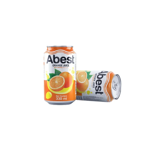 High Quality Orange Natural Soft Drink wholesale Fresh drinks orange juice 330ml Made in Vietnam Good Flavor Taste