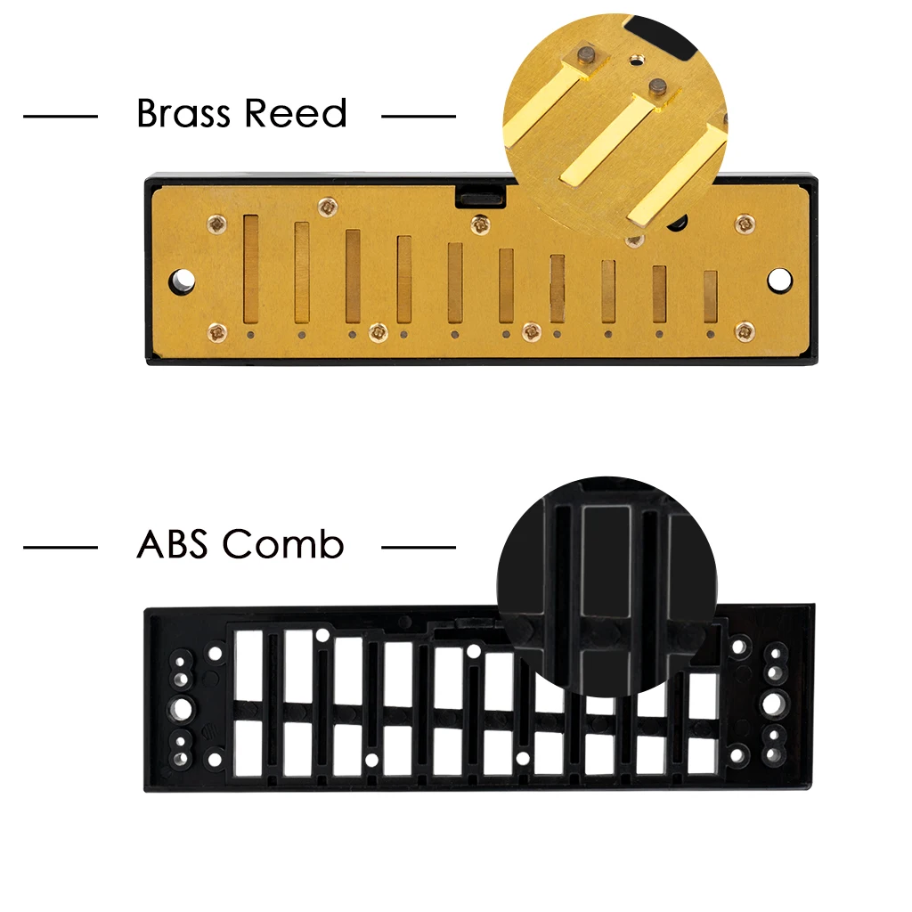 Гармоника NAOMI SWAN для взрослых гармоника с 10 отверстиями начинающих и детей коробкой переноски стандартный подарок