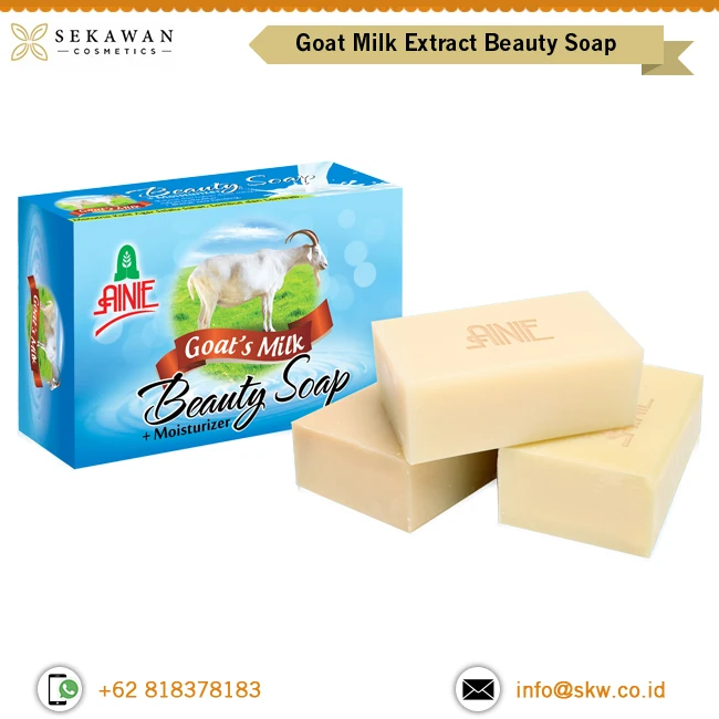 Low Market Price Handmade Goats Milk Extract Beauty Soap 135 gr from Top Supplier