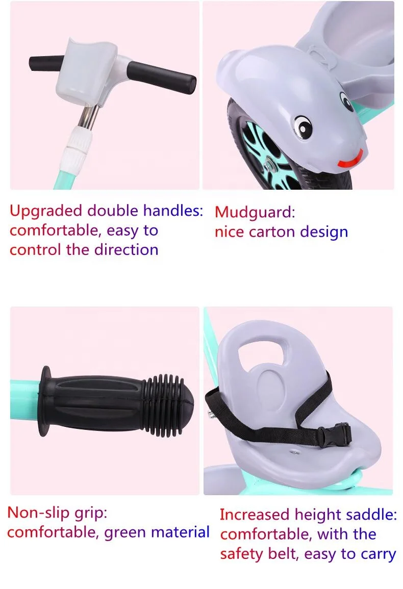 Fast Delivery Stock Baby Tricycle Kids 3 Wheels Tricycle Children Exercise Bike