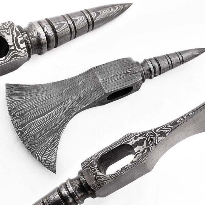 Режущая кромка топора из дамасской стали ручной работы, общая ширина 5,0 Дюйма, 10 дюймов