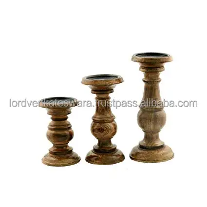 Hot Selling wooden candle stand Customized Design handcrafted Antique Candle stand in wholesale price from India
