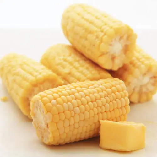 Whole frozen corn cob sweet yellow corn iqf