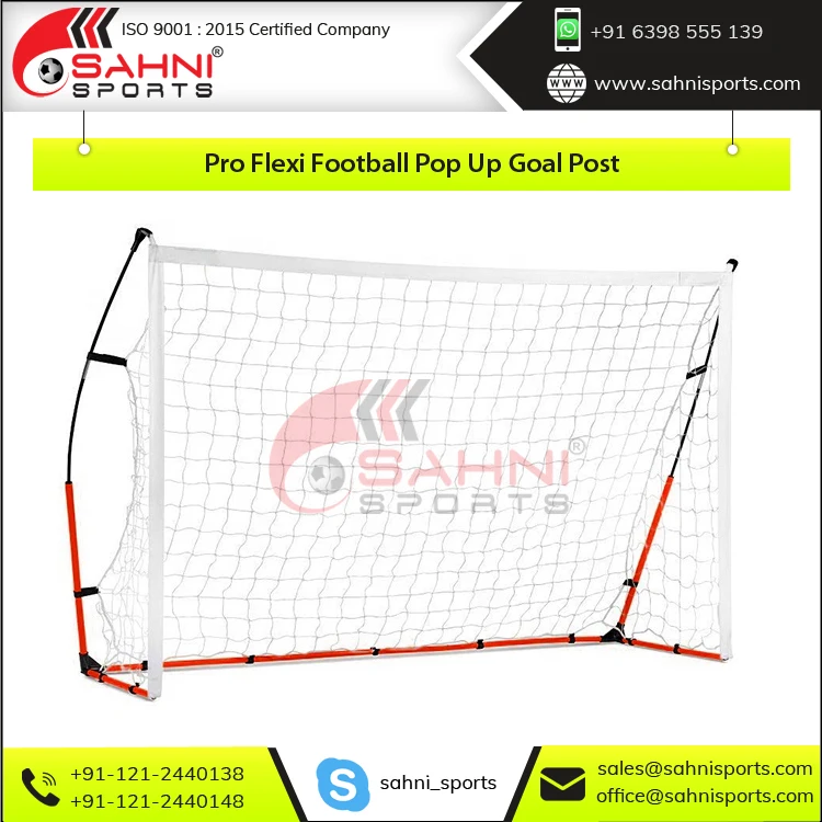 Легкий Pro Flexi pootball Football Pop-Up стойки для ворот с сумкой переноски и шипами Бестселлер от производителя занятий спортом