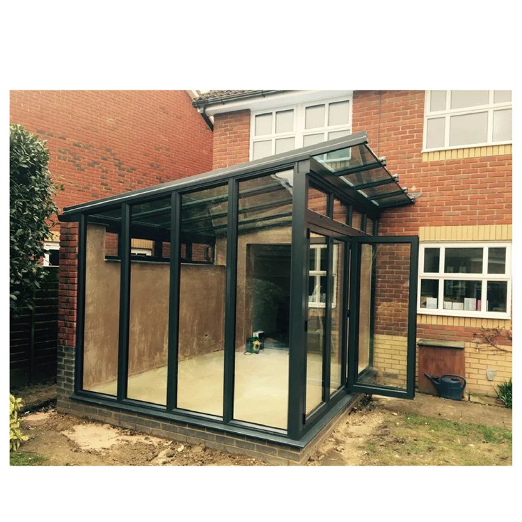 
Greenhouse Garden Sunroom New High Profile Prefabricated Steel Structure Aluminum Sunroom 