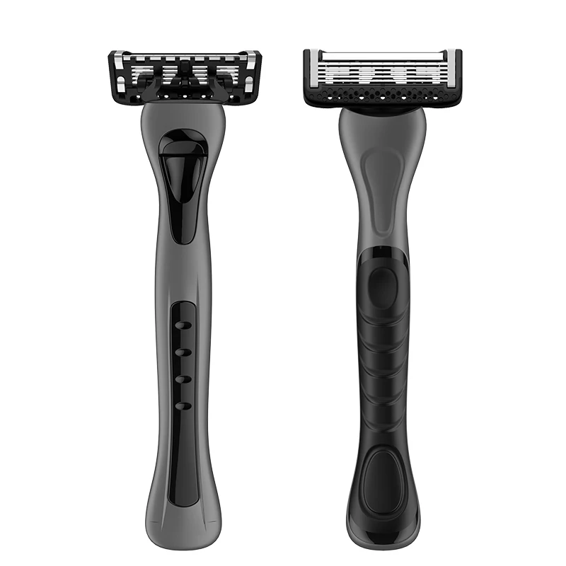 Metal handle changeable razor 5 blade razor for man shaving razor