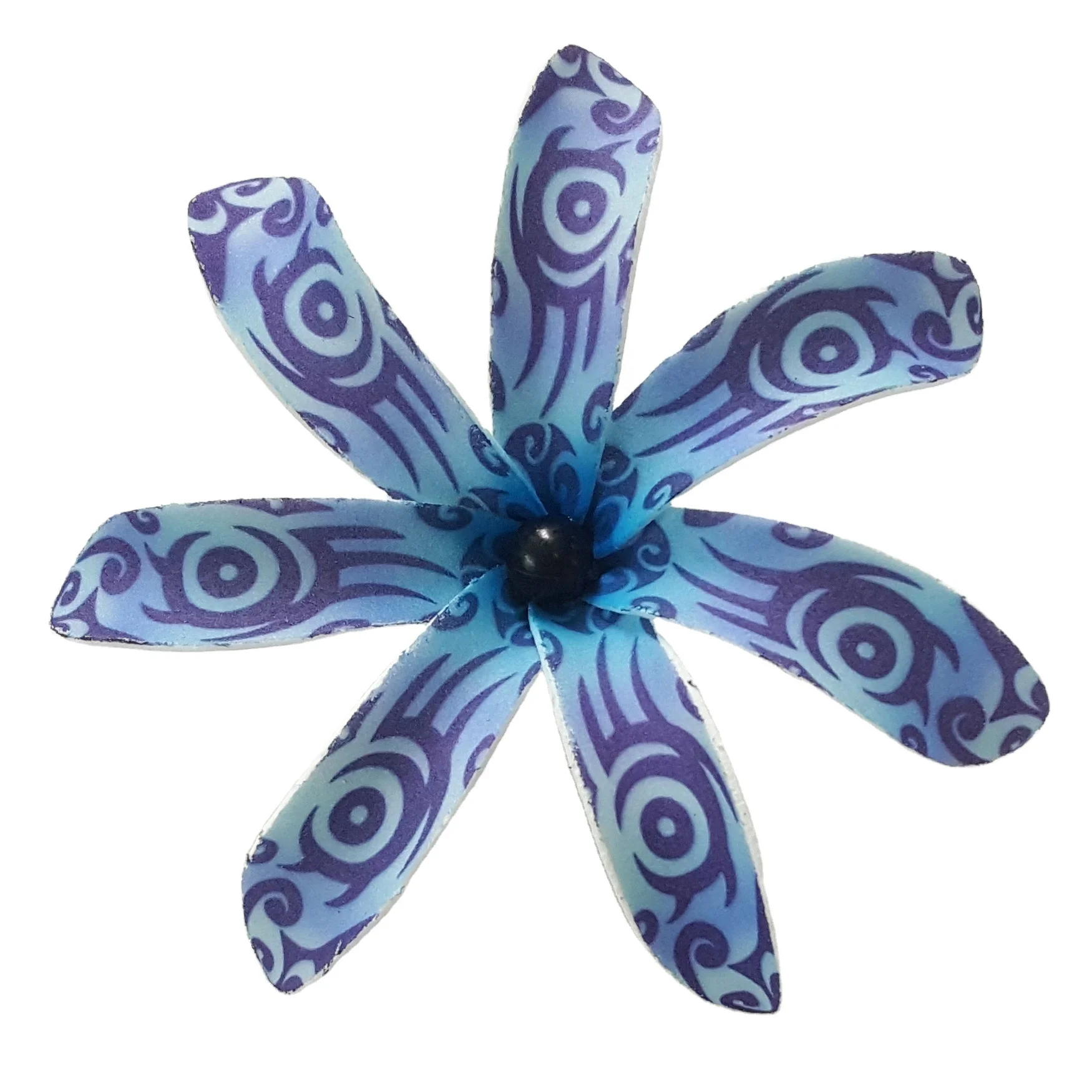 Best seller good quality Handcraft Handmade artificial tahitian foam flower with special tattoo and color pattern