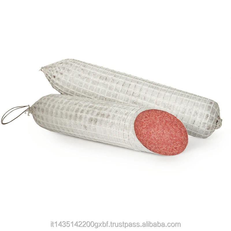 Венгерский салями в итальянском стиле кг 3,5 | Высококачественная свиная колбаса без глютена | Поставщик свиного мяса из Италии