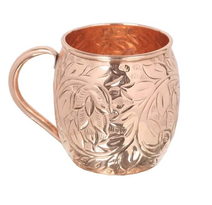 COPPER BARREL BEER MUG, PURE COPPER BEER MUG