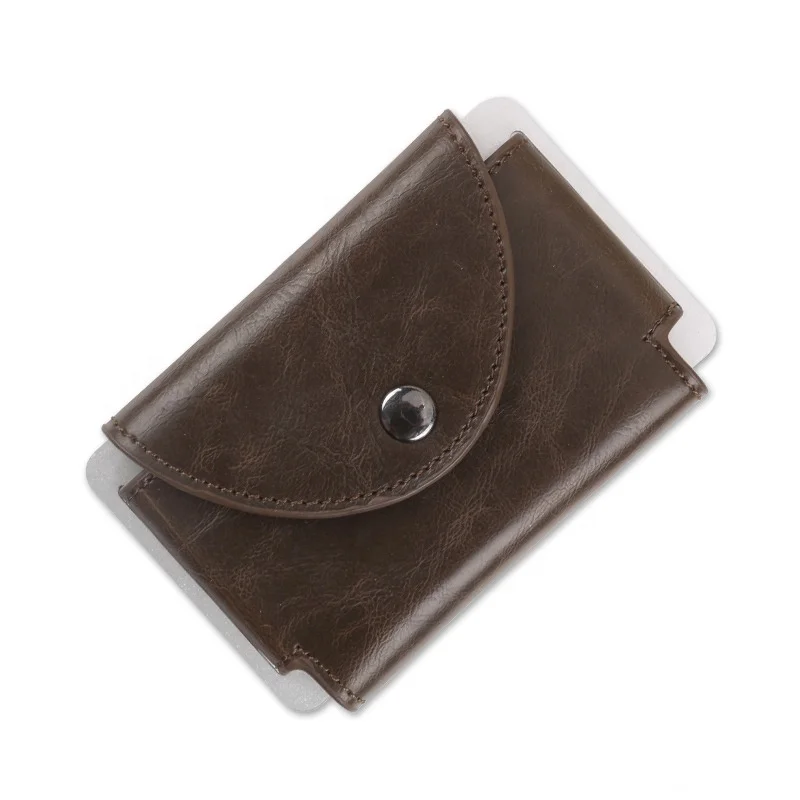 new arrival rfid men business credit card holder with money clip
