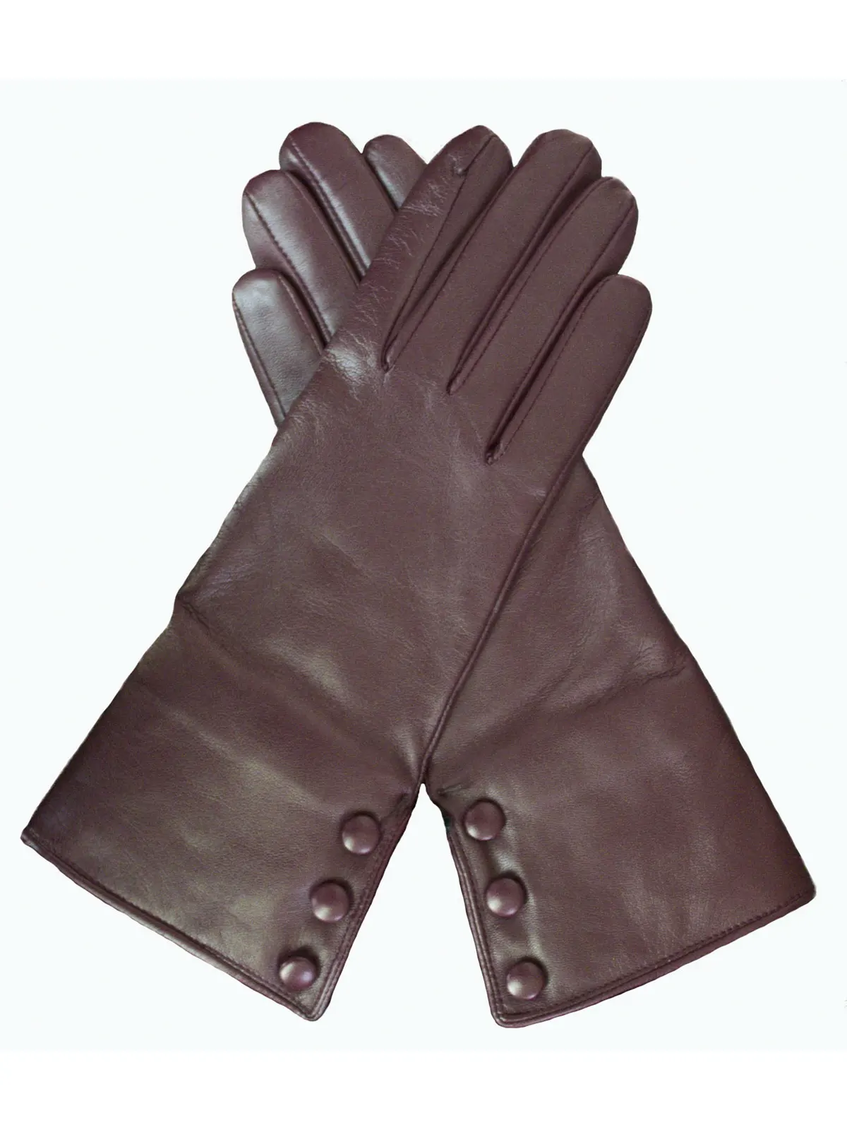 Girls Silky Dressed Black Leather Women Fur Lined Gloves Cotton PU leather gloves Touch Screen Gloves
