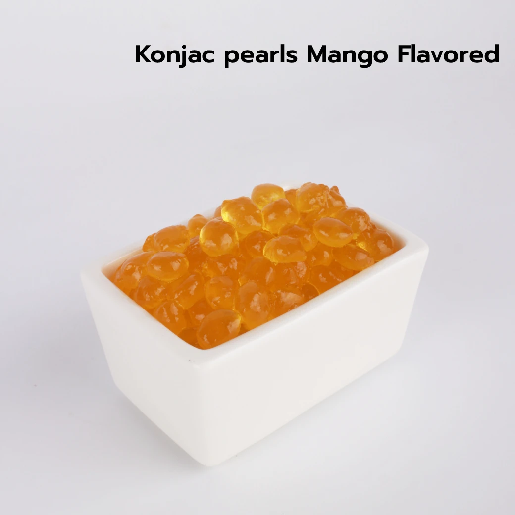  ALLS первоклассная Оптовая фруктовым вкусом Боба придет аморфофаллус коньяк жемчуг с ароматом манго из Таиланда