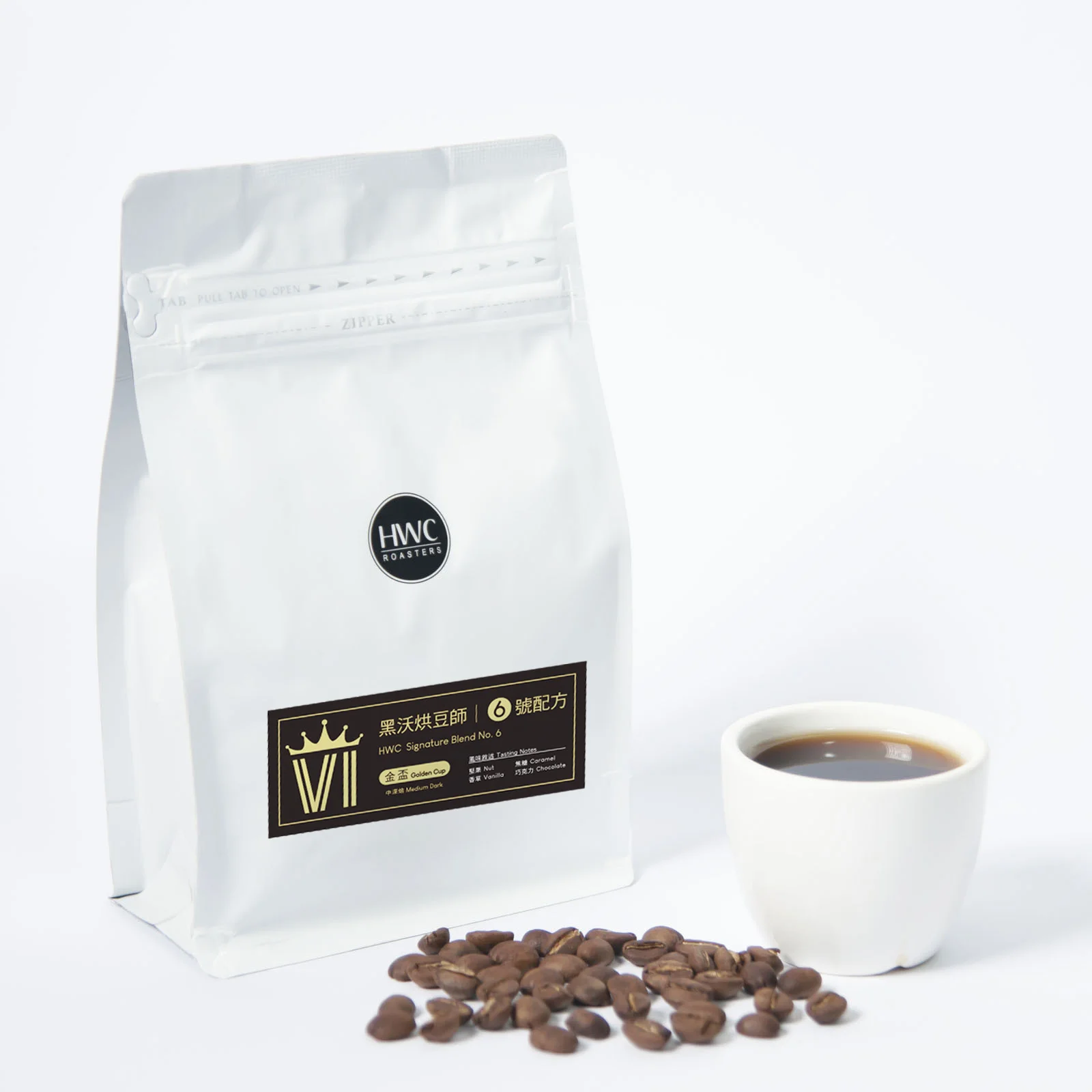 HWC Signature Golden Cup Blend Espresso No.6 Arabica Roasted Coffee Beans