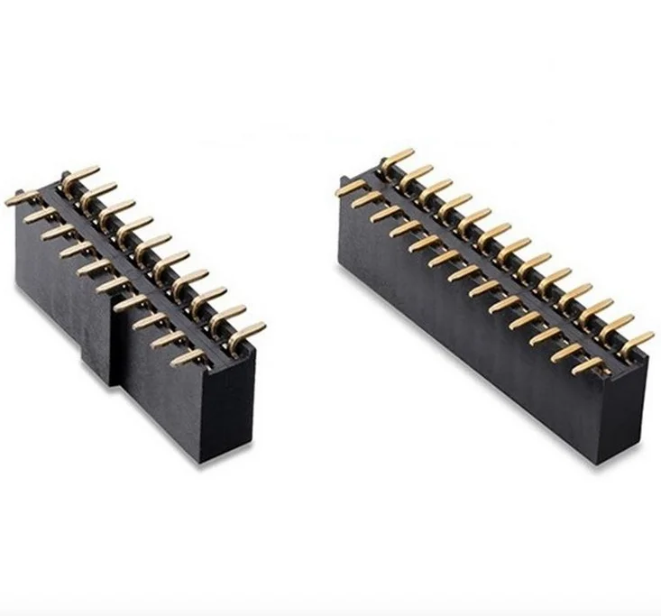 Professional Manufacturer of 2.54MM Pitch Dual Row Female Vertical SMT Connector