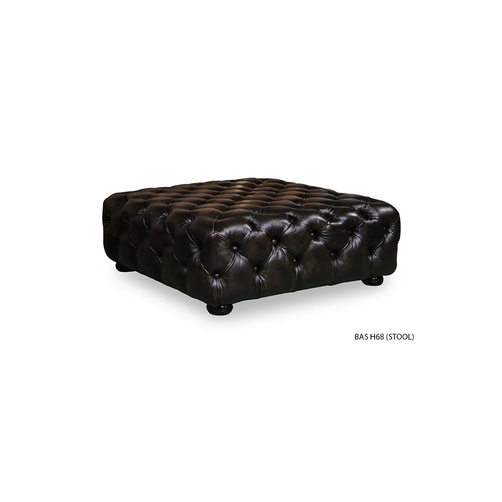 Chesterfield оттоманка стул диван BAS H68 гостиная Классическая современная мебель кожаная ткань роскошный элегантный