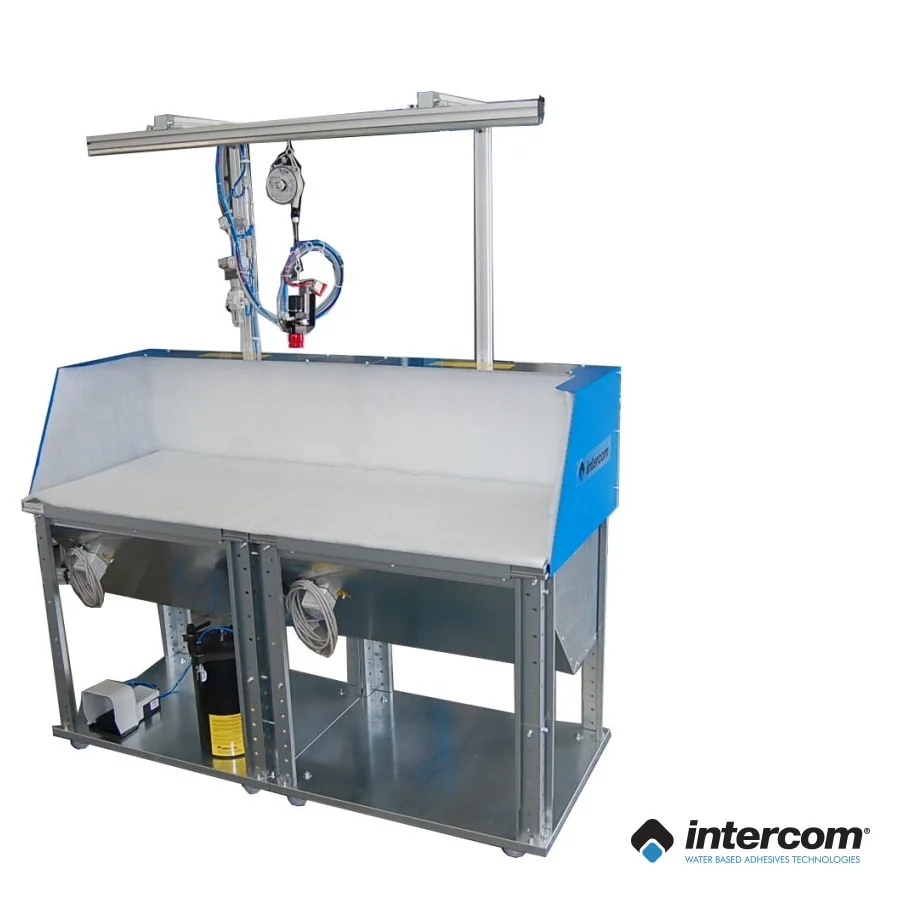 Новое состояние распыления клея на водной основе с вакуумной стендовой функцией распылительная машина I998 экспорт из Вьетнама