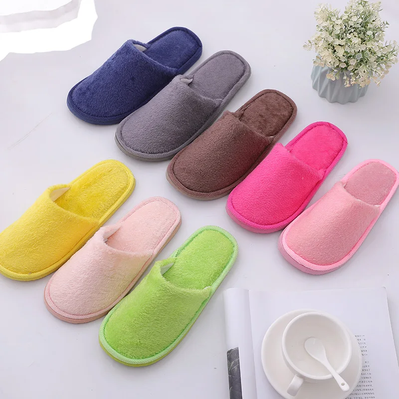 Fashionable Lightweight Warm TPR sole Winter Fluffy Fuzzy Indoor Plush Faux Fur home Slippers for Women Ladies Sandals Shoes