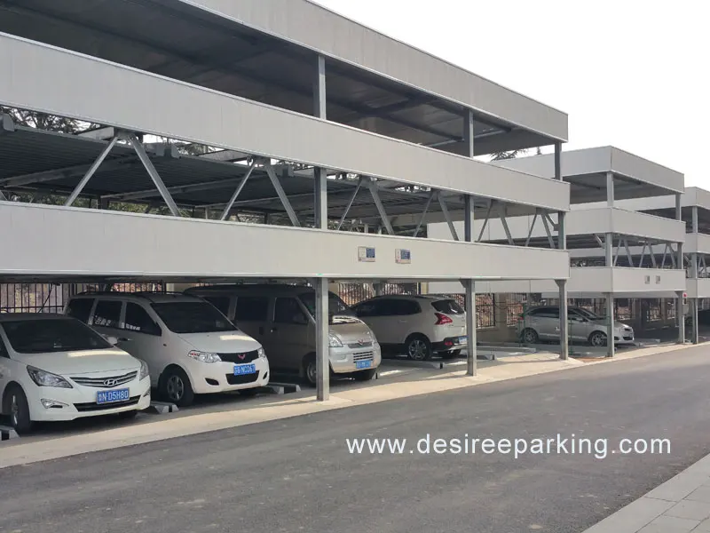 hydraulic car garage duplex Parking solution automatic smart vertical Puzzle parking system