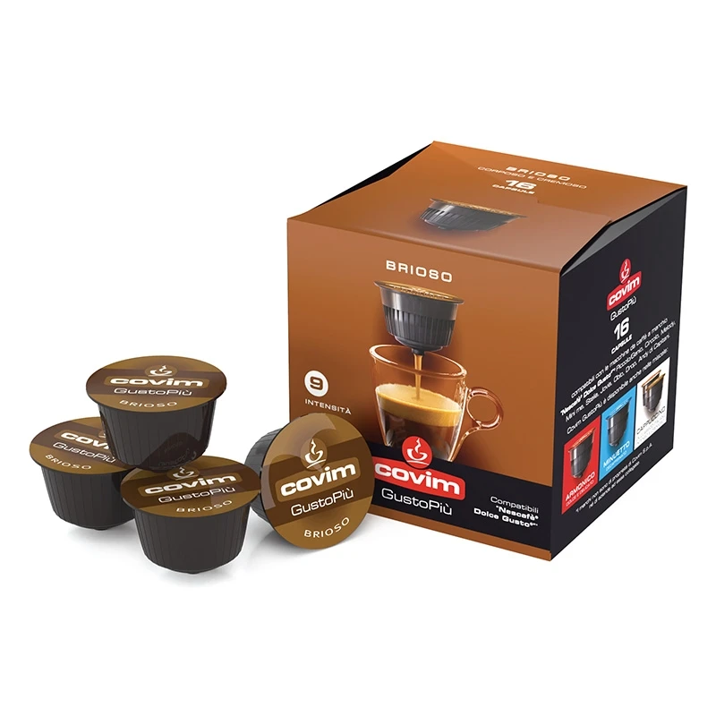 
Premium Quality Coffee Capsules Dolce Gusto Compatible Brioso 64 capsules Ready for export 