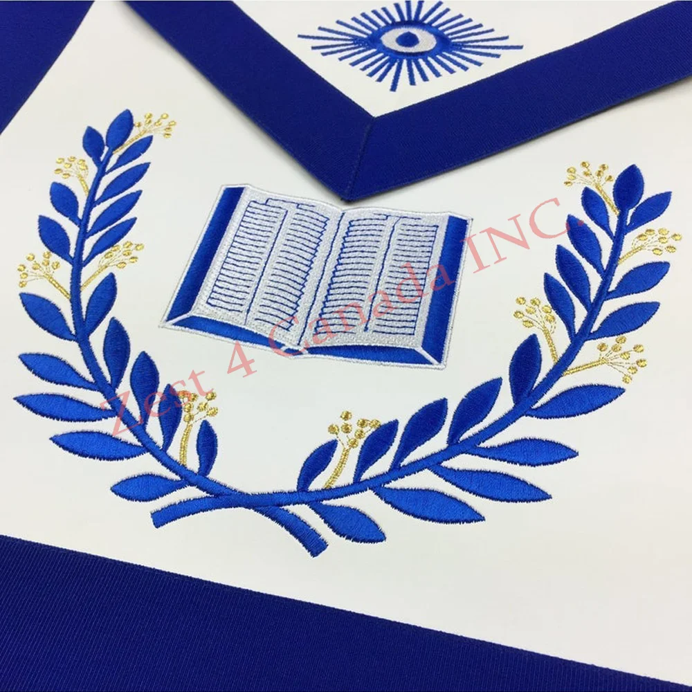 Синие форменные фартуки, масонская атрибутика, масонская голубая машина для Лоджа, фартук с вышивкой, набор