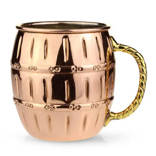 Vintage Selling Plain Copper Mugs Brass Handle Antique Beer Mugs Moscow Mule Customized Bar Hotel Home Accessories Ayurvedic