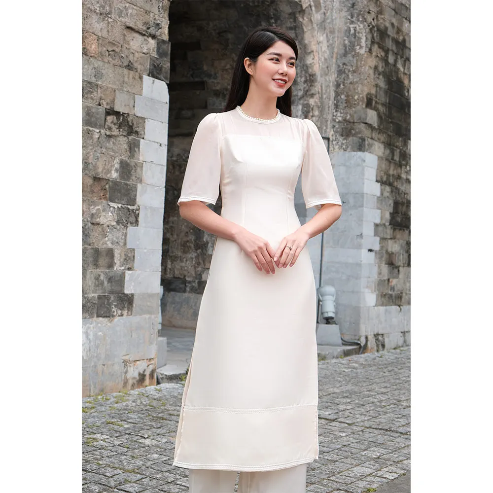Вьетнамское традиционное модное платье на день для девочек, OEM