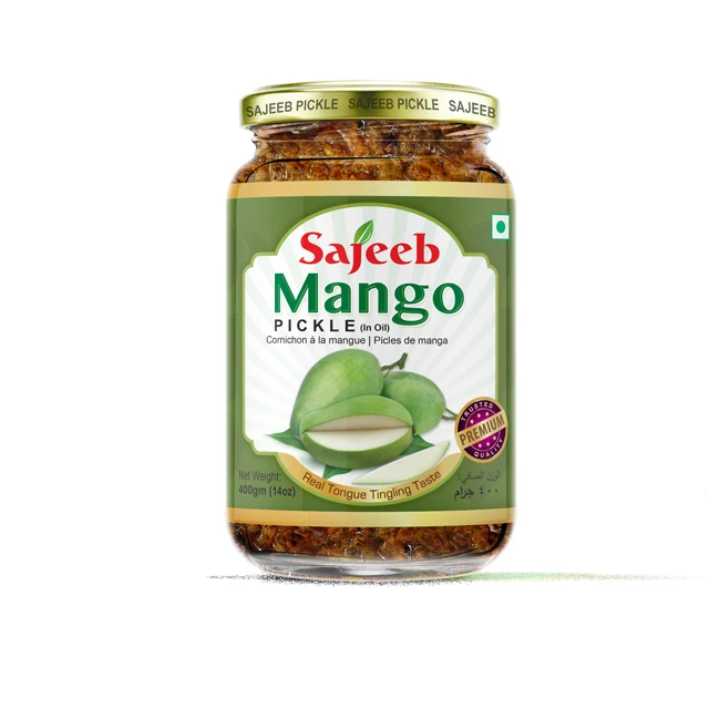 
Sajeeb Pickles (Mango, Olive, Mixed, Garlic, Tomato, Green Chilli, Naga Chilli, Amloki) 400 gm & 1000 gm 