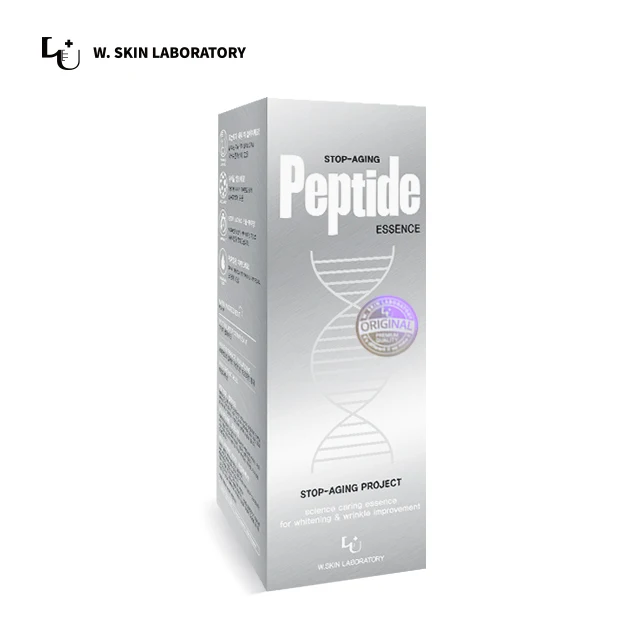 W. Пептидная пузырьковая эссенция против старения кожи [корейская косметика]