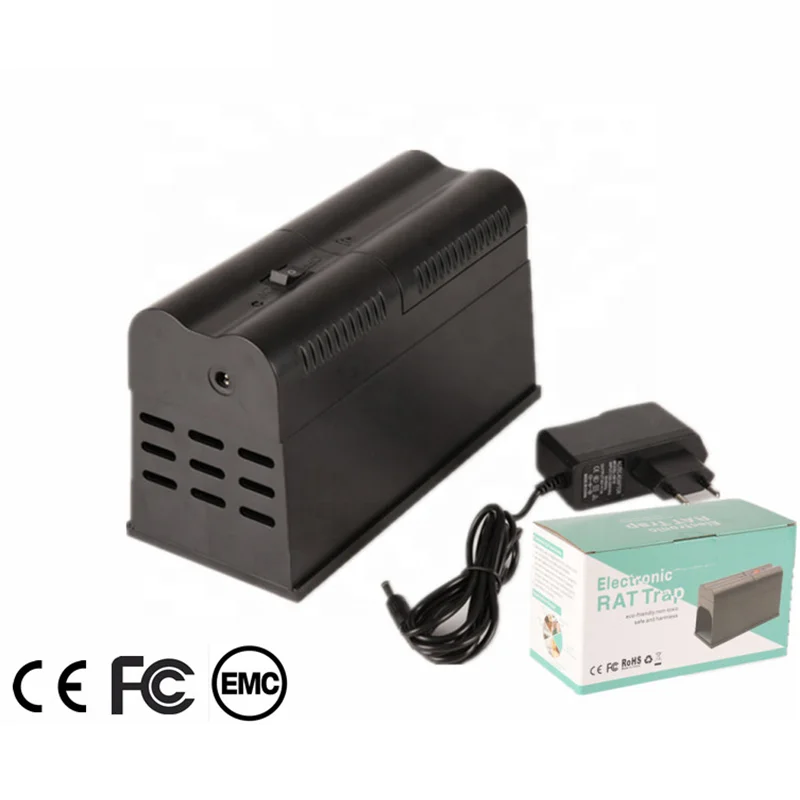 Electric rat Trap Automatic Rodent Perfect Rat Killer for Rats Safe Abs Plastic Safe Hight voltage Good Quality