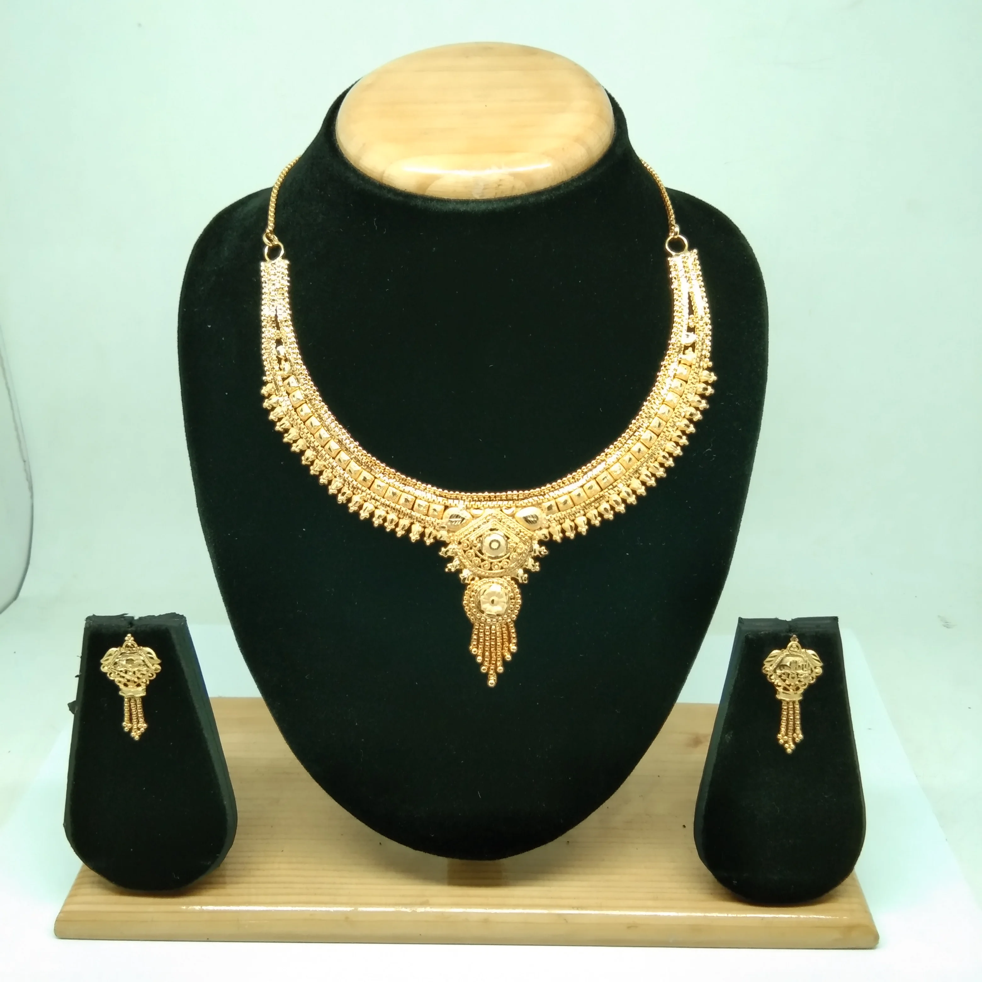 1 Gram Gold plated Forming Necklace set for women&girls