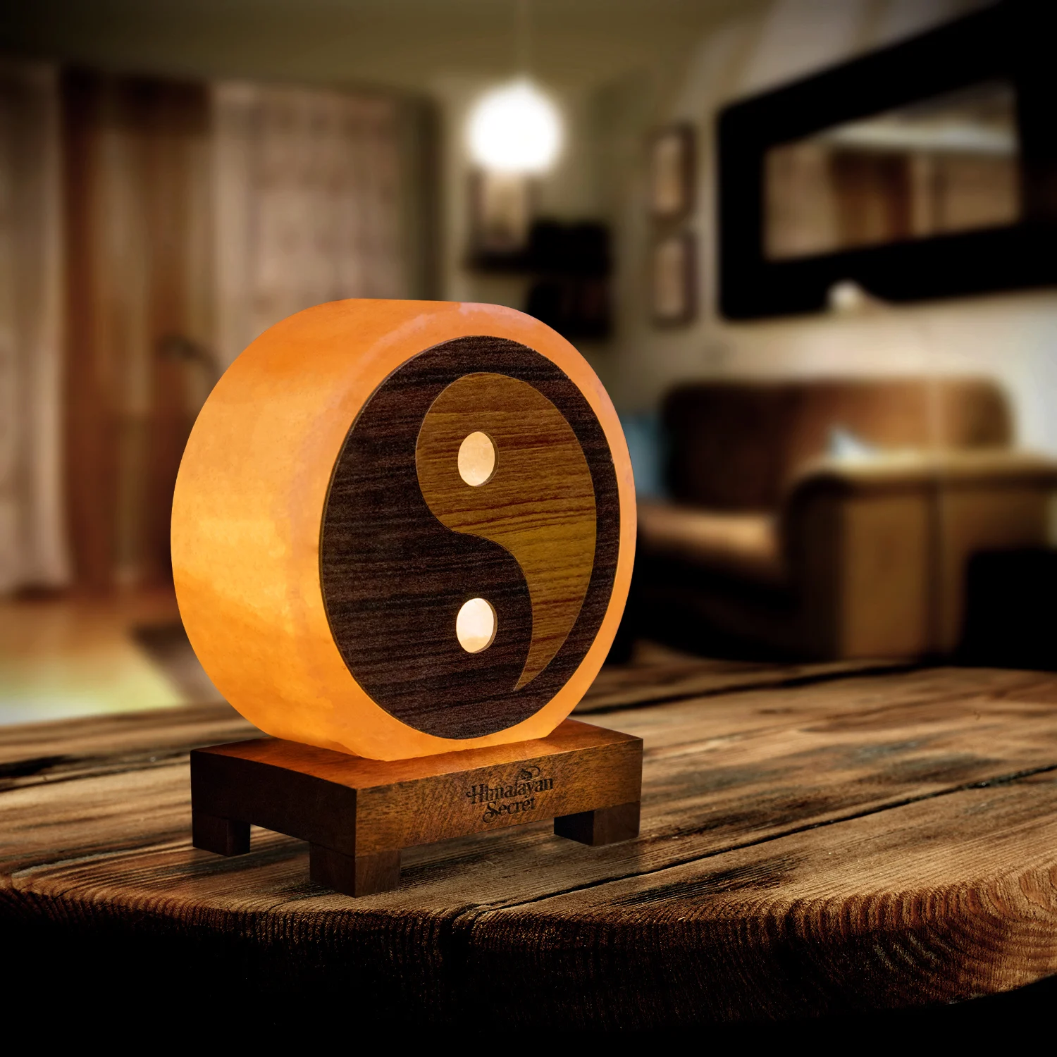 Соляная Лампа в форме 3D YingYang