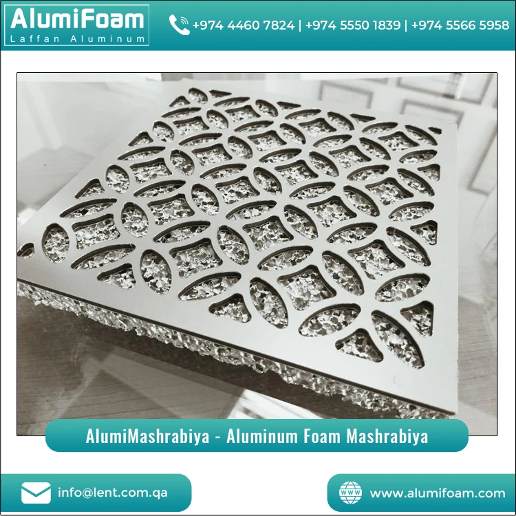 
Unique Design High Quality Durable Aluminum Foam Panel Mashrabiya at Factory Price 