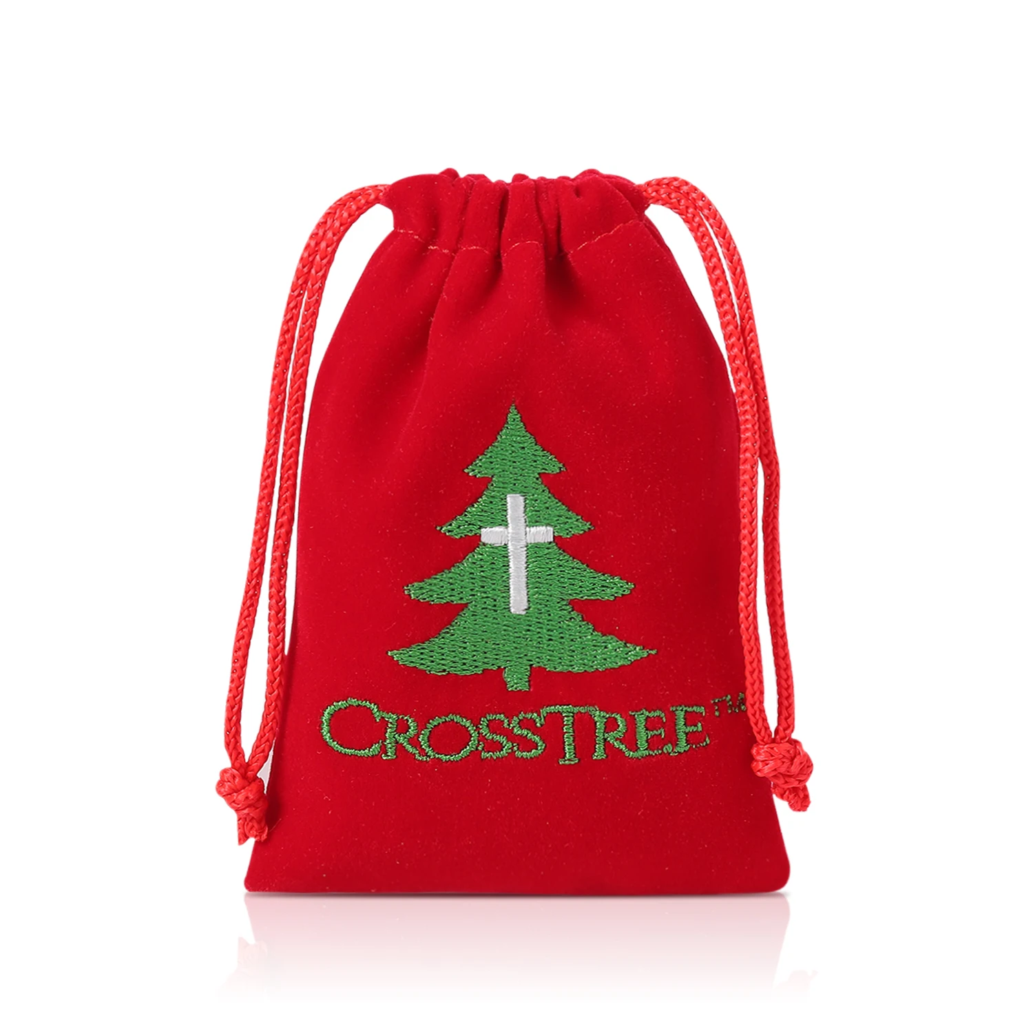 Velvet Custom Christmas Pouch Fully Known & Wholly Loved CLUTCH Bag Pink Embroidery Wallet Ladies Makeup Hand Bag Coin Purse