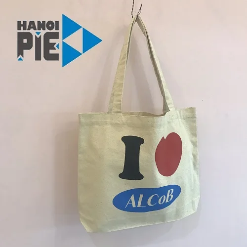 Cotton shopping bag printed custom made bags promotional