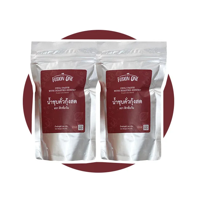 Must Try Delicious Thai Chilli Paste With Roasted Shrimp From Fusion One Brand 150-160g Natural Ingredients No Color Added