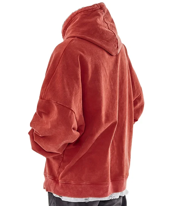 oem odm custom logo private label wholesale factory pigment dye embroidery hoody 3d puff embroidery hoodie for men