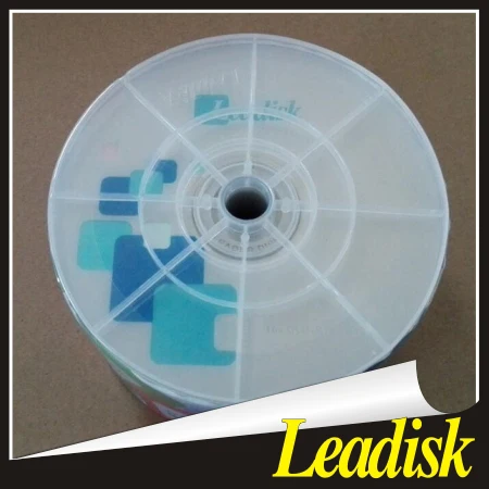 Leadisk blank dvd-r/blank dvdr/wholesale/blank dvd 50pcs spindle/shrink wrap with clear wheel