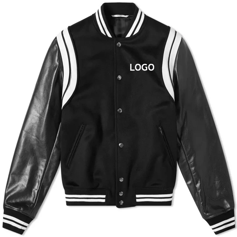 Новая Куртка Varsity College Letterman с вышивкой логотипа на заказ