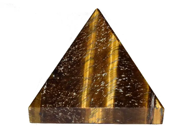 BEAUTIFUL TIGER EYE AGATE PYRAMIDS /  HIGH QUALITY PRODUCT TIGER EYE PYRAMID / Tiger eye agate