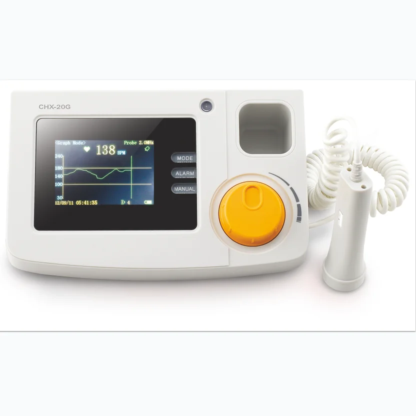 CE Approved Factory Price Baby Heart Rate Monitor Mini Portable Handheld LCD Fetal Doppler for Pregnancy