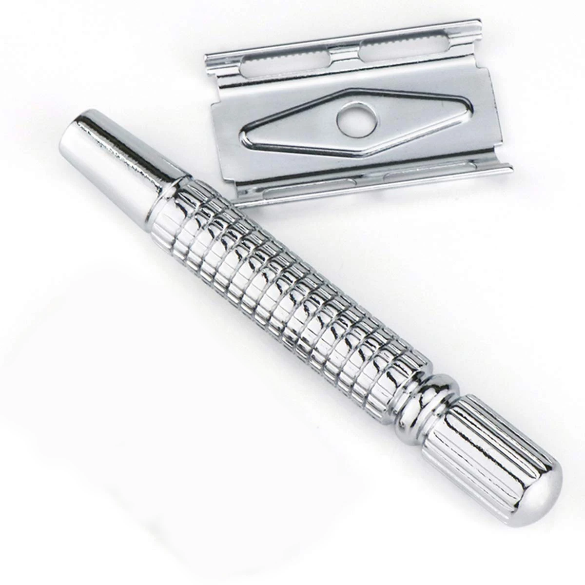 
Classic Metal 3-Piece Double Edge Safety Razor Wet Shaving for Men Women 