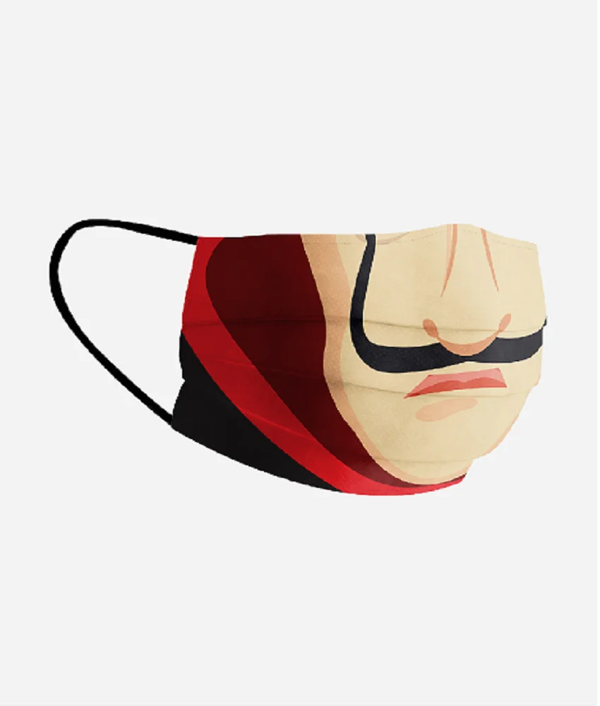 
money heist reusable & washable cotton protective cover with filter 