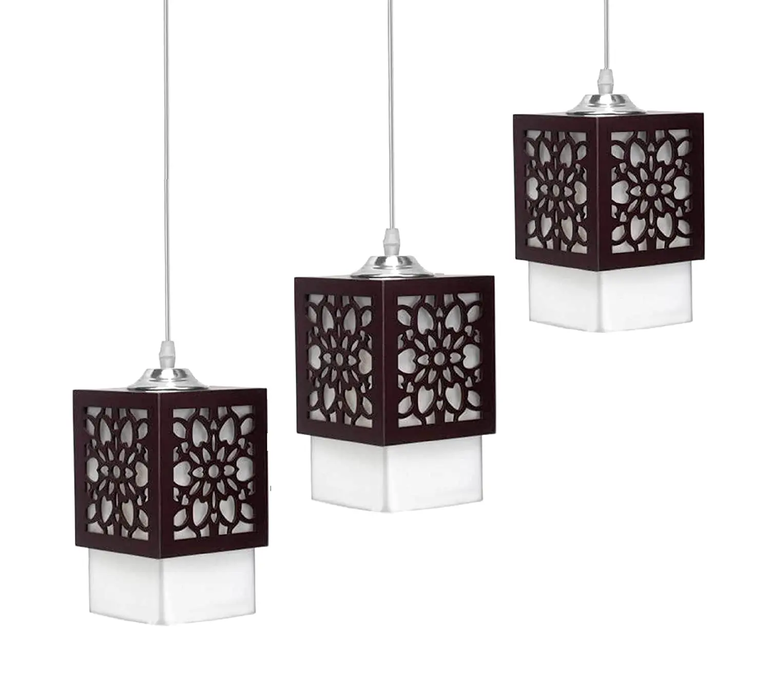 Wood lighting chandelier lamp handmade rattan shade decorative bamboo hanging pendant light Modern Wood Decorative Art