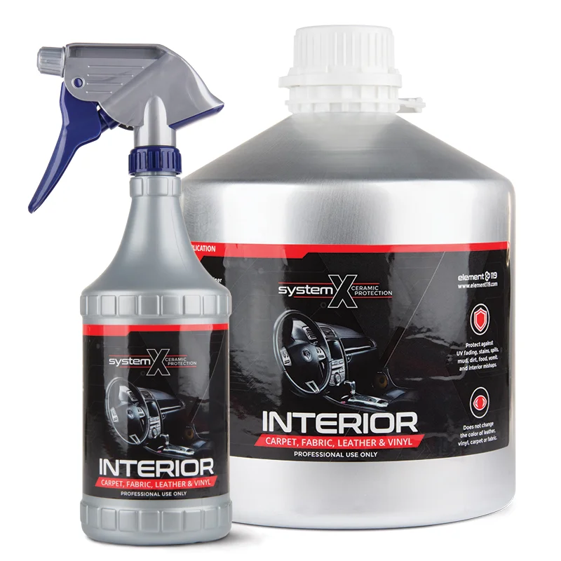 System X Interior Leather, Vinyl, Fabric and Carpet Coating, 4 Liters