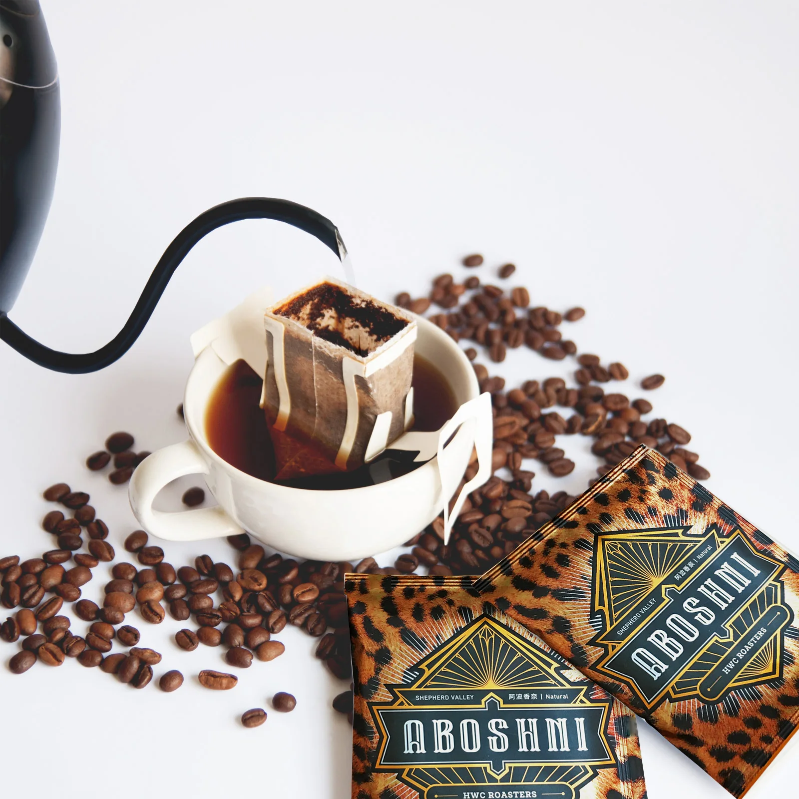 Ethiopia Shephered Valley Aboshni Ground Coffee Hanging Coffee Ear Drip Coffee - The Cats Rendezvous