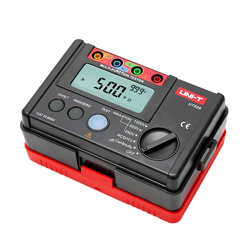 UNI-T UT526 Multifunction Electrical Meter multifunctional electrical installation tester Low battery indication