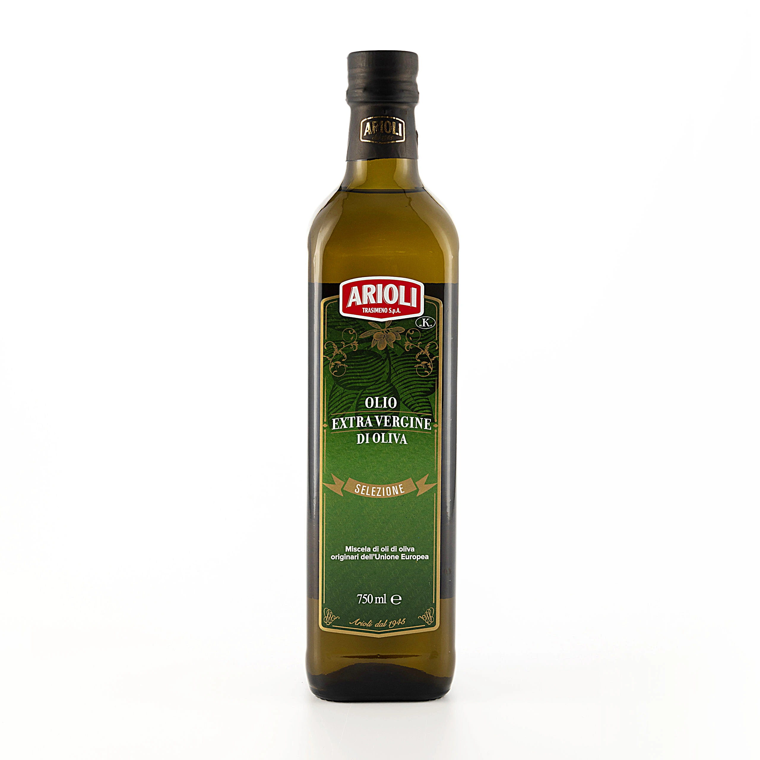 Highest quality, Selected Kosher Extra Virgin Olive Oil of European Origin SELEZIONE ARIOLI in 75 cl. for GDO