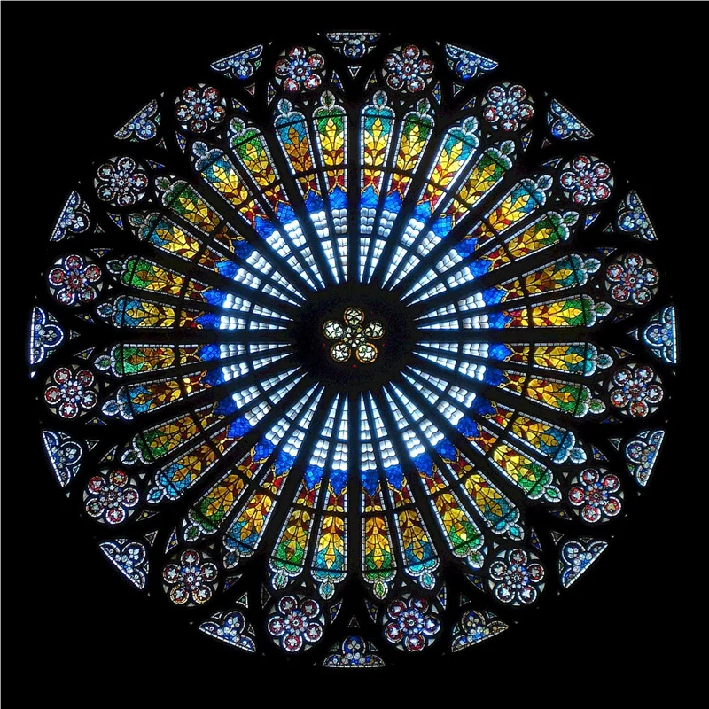 Color Pattern Glass Dome Domes Print On Flat Glass Tiffany Window Decor Birds Church Stained Glass Windows For Sale