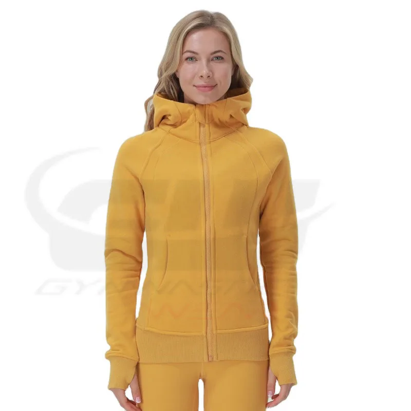 New hoodies For Women Fashion Street Wear zipper   High Collar