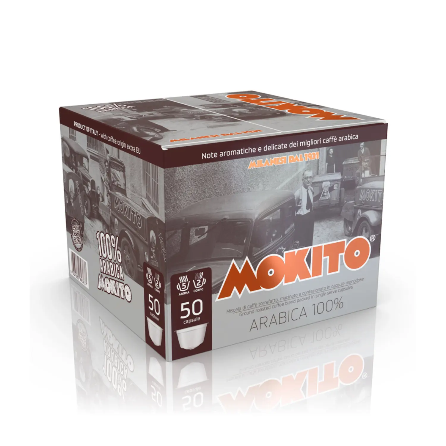 Лучший 100% кофе арабика-50 капсул, совместимый с Dolce Gusto-аромат красных фруктов и цитрусовых